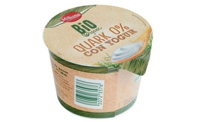 Queso quark con yogur de Milbona lidl