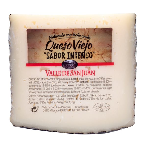 Queso viejo de Mercadona.