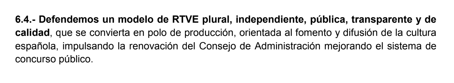 Fragmento que habla de RTVE.