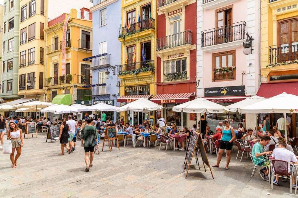 Terrazas en Valencia. / EFE