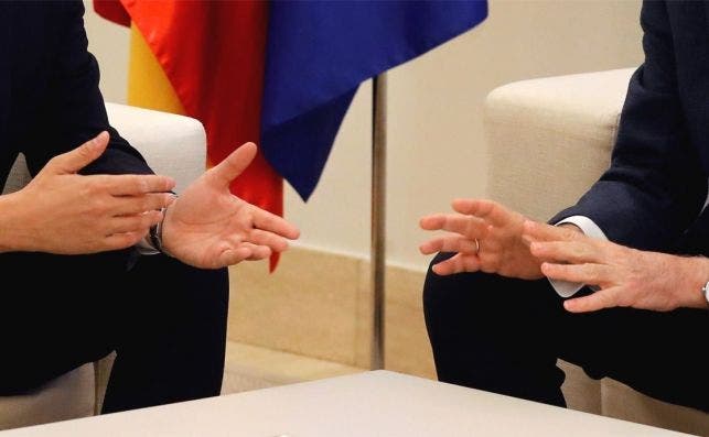 Albert Rivera y Mariano Rajoy en La Moncloa. EFE