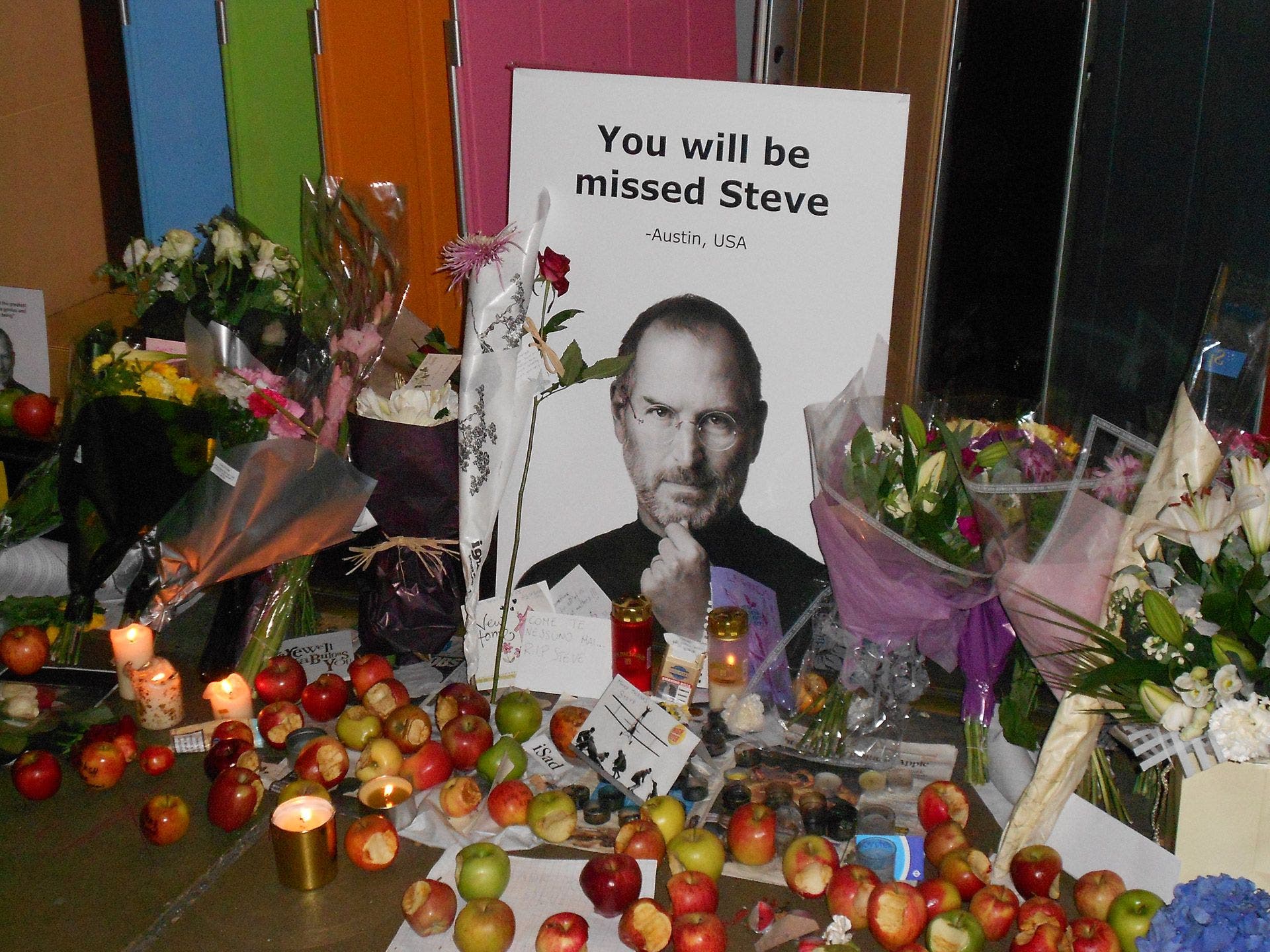 El funeral de Steve Jobs. Foto: CC0