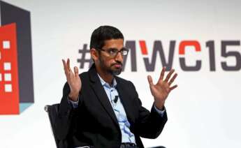 Sundar Pichai, consejero delegado de Google, en el MWC de Barcelona de 2015 | EFE/TA/Archivo