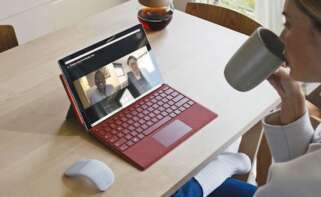 Durante Prime Day 2020 el ultraportátil convertible (ordenador y tablet) Surface Pro 7 es hasta un 27% más barato. Fotografía: Microsoft.