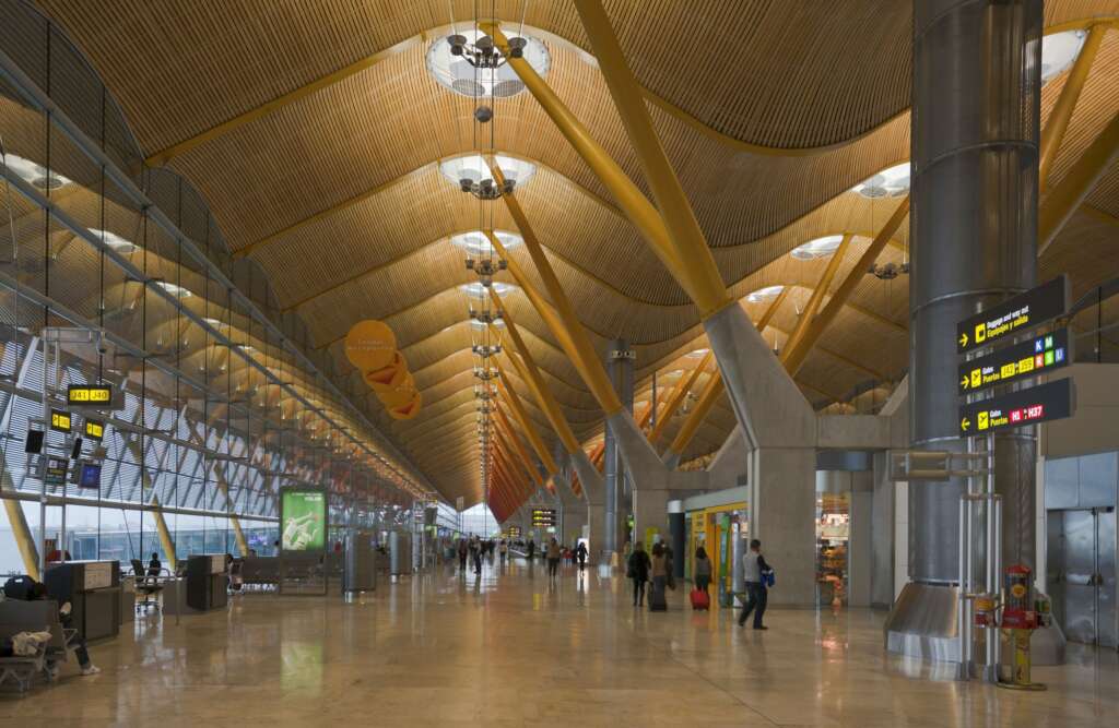 Aeropuerto de Aena en Madrid, Barajas. Foto: Wikipedia