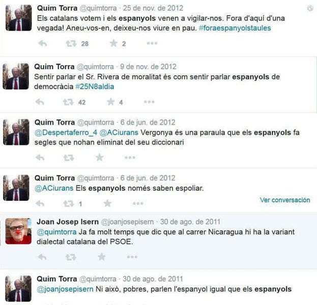 Tuits de Quim Torra