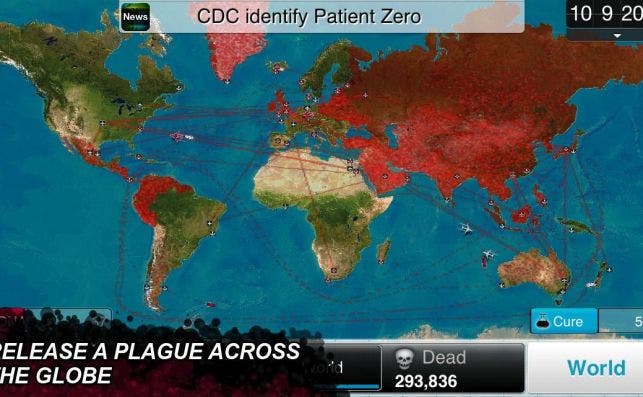 Imagen del videojuego Plague Inc. en Google Play Store