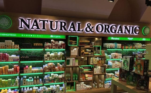 Sección natural de la nueva tienda de Primor en Plaza de Sol