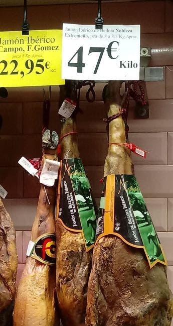 El jamón Nobleza Castellana a la venta en La Plaza de DIA, un 35% más caro que en Lidl