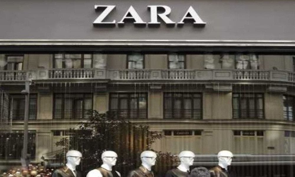 Fachada exterior de una tienda de Zara