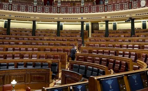 Imagen de archivo del Congreso de los Diputados vacío./ EFE