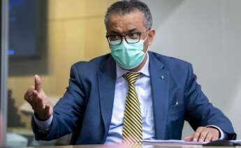 El director general de la Organización Mundial de la Salud (OMS), Tedros Adhanom Ghebreyesus, alerta sobre la subida del precio de las vacunas EFE/EPA/MARTIAL TREZZINI