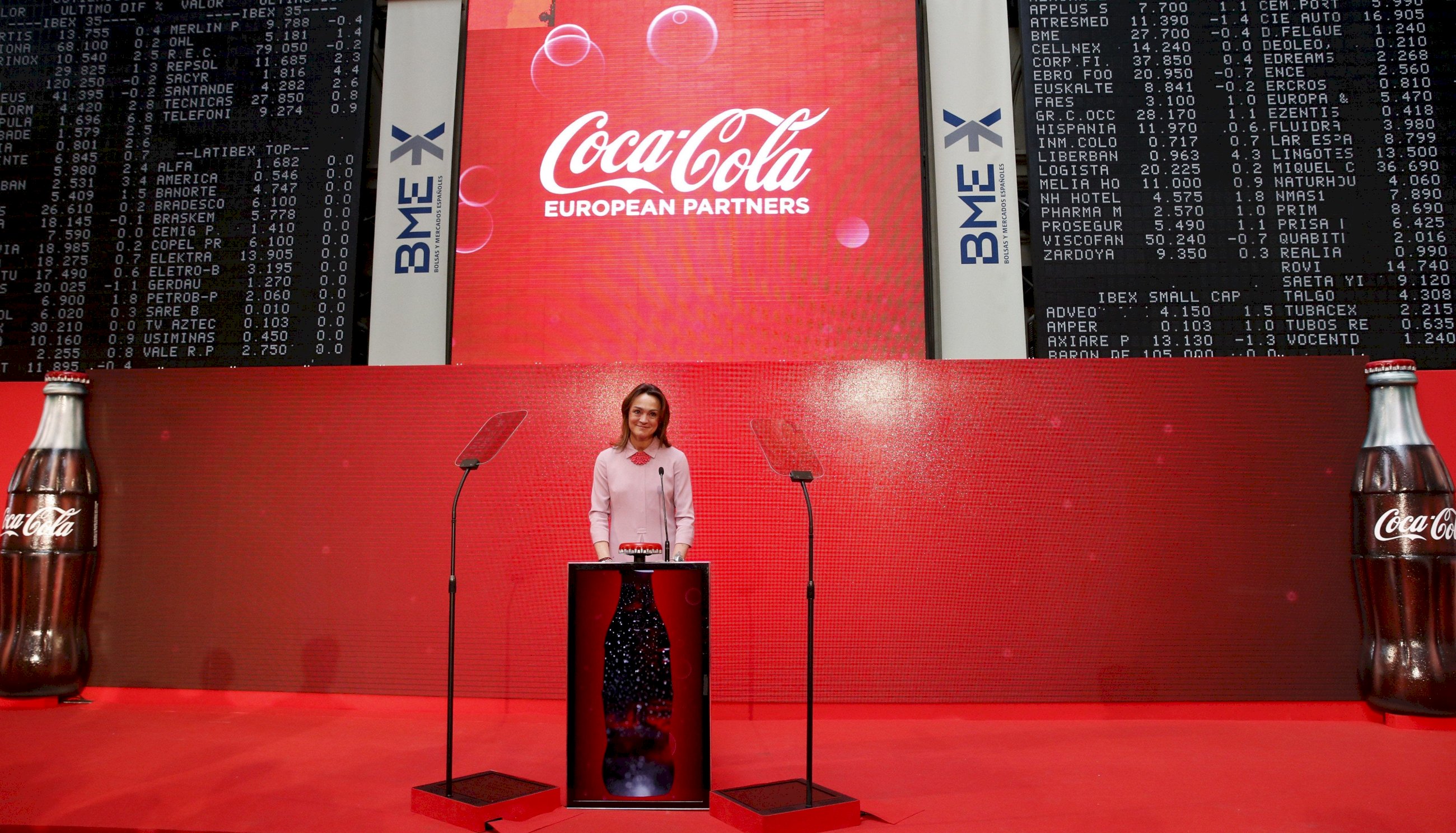 La presidenta de Coca-Cola European Partners, Sol Daurella. EFE/Ballesteros