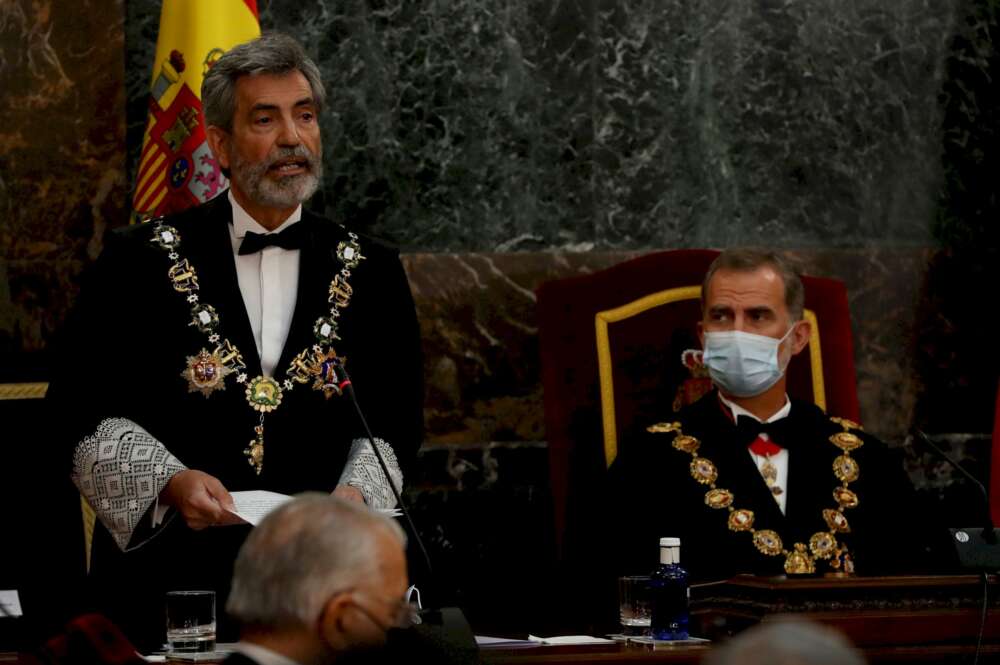 El presidente del Consejo General del Poder Judicial (CGPJ), Carlos Lesmes./ EFE