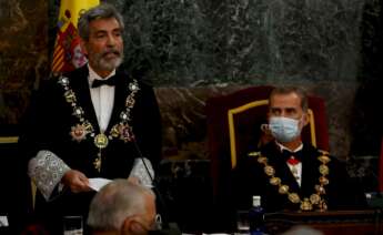 El presidente del Consejo General del Poder Judicial (CGPJ), Carlos Lesmes./ EFE