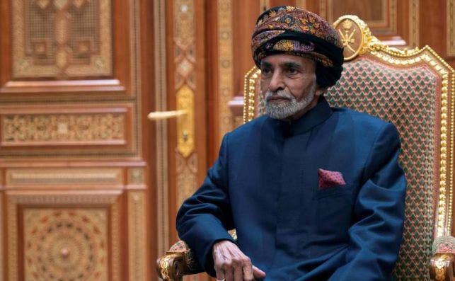 El sultán Qabús de Omán, en una imagen tomada en enero de 2019. FOTO: EFE