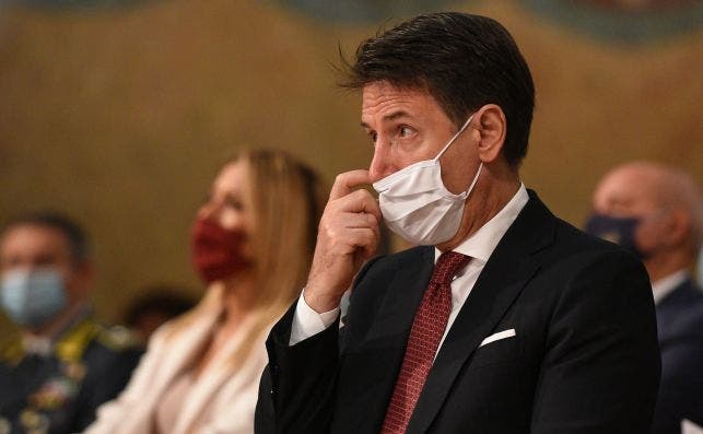 El primer ministro italiano, Giuseppe Conte, en un acto en Perugia, Italia, el 4 de octubre de 2020 | EFE/EPA/GMC/Archivo