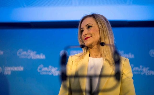 La expresidenta de la Comunidad de Madrid, Cristina Cifuentes. Foto: EFE/RA