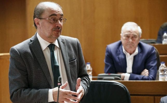 El presidente del Gobierno de Aragón, Javier Lambán, líder en el PSOE de los críticos con los pactos con el separatismo. Foto: EFE/JC