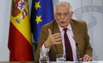 Borrell, durante una comparecencia posterior al Consejo de Ministros. EFE/Ballesteros