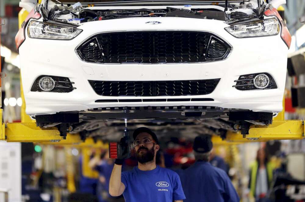 La fábrica de Ford en Almussafes (Valencia), tiene un ERTE activo hasta el 30 de junio de 2023. EFE