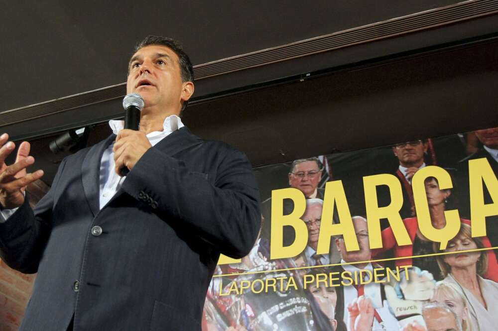 Joan Laporta, presidente del Barça