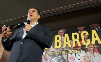 Joan Laporta, presidente del Barça