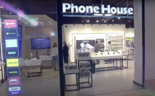 Una tienda de Phone House. Fuente:Youtube
