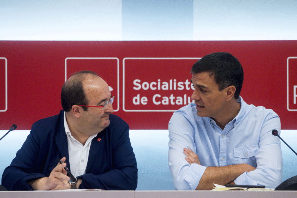 Miquel Iceta y Pedro Sánchez en una imagen de archivo./ EFE