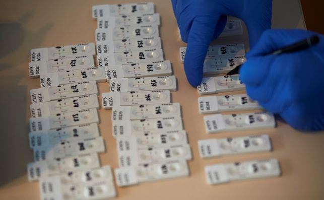 Mercabarna, junto con Foment del Treball, la Asociación de Empresas de Mercabarna (ASSOCOME) y el hub de laboratorios MyCovidTest han puesto en marcha este martes una campaña para hacer test rápidos de antígenos a los 7.500 empleados de las 700 empresas m
