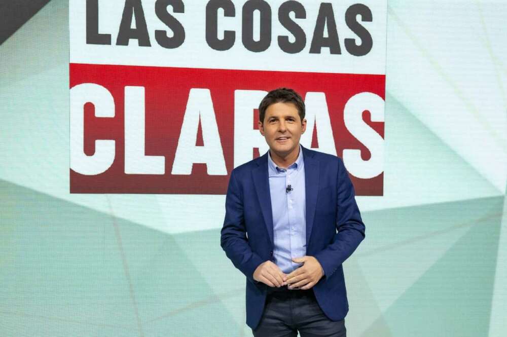 El conductor de 'Las cosas claras', Jesús Cintora, en la primera edición del programa en La 1 de TVE, el 16 de noviembre de 2020 | RTVE/Archivo