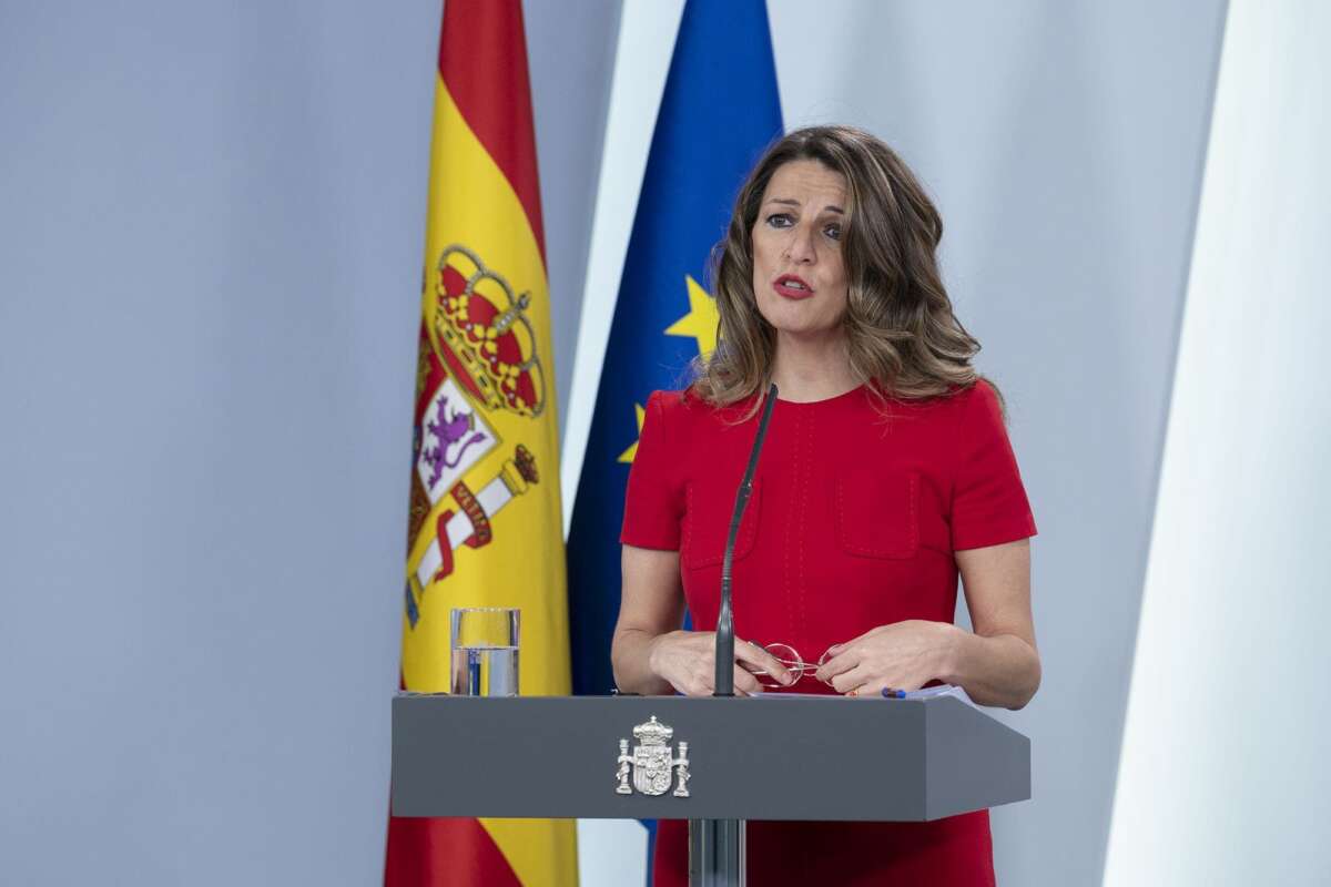 Yolanda Díaz, ministra de Trabajo / EFE