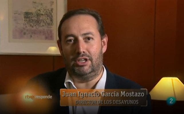 Ignacio García Mostazo en un programa de La 2 en 2013. El periodista codirige con Jesús Cintora el nuevo programa de La 1, 'Las cosas claras' | RTVE/Archivo