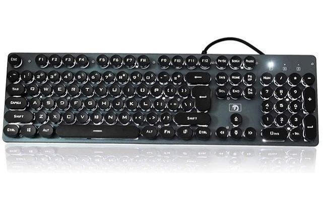 teclado mecanico retro amazon