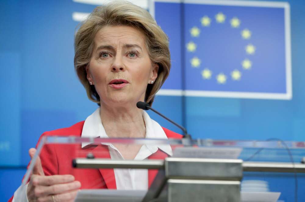 Ursula Von der Leyen, presidenta de la Comisión Europea./ EFE