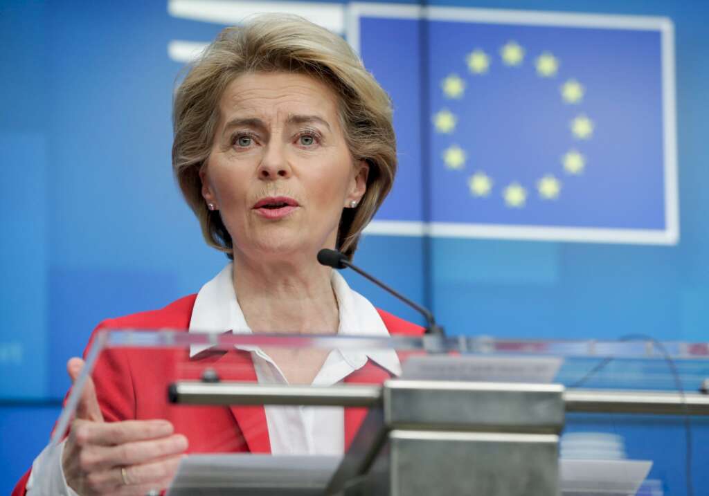 Ursula Von der Leyen, presidenta de la Comisión Europea./ EFE