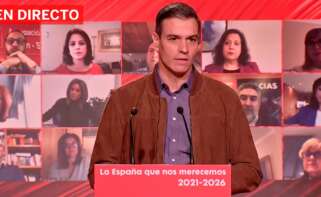 Pedro Sánchez durante el Comité Federal del PSOE celebrado en Barcelona este sábado