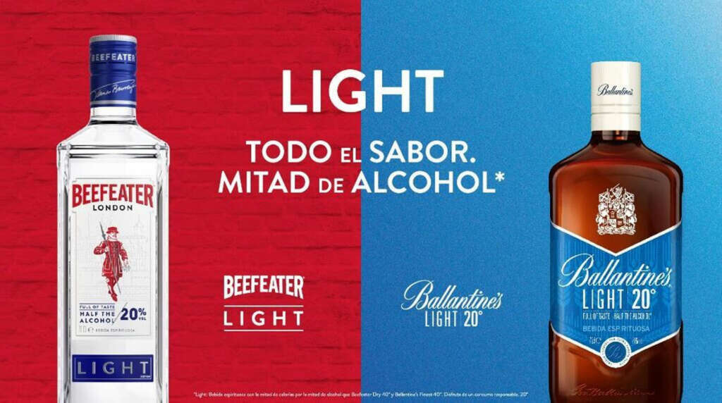 Pernod Ricard lanza una nueva línea de productos light