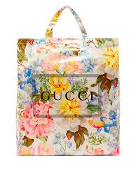 Botanical floral tote bag