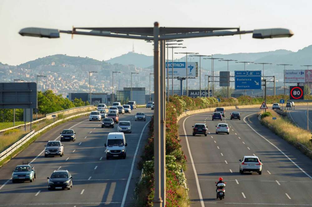 Una autopista en Barcelona. EFE