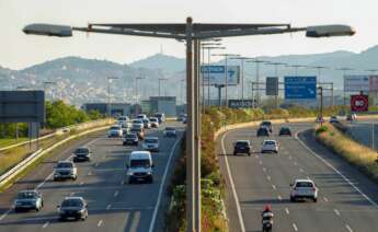 Una autopista en Barcelona. EFE