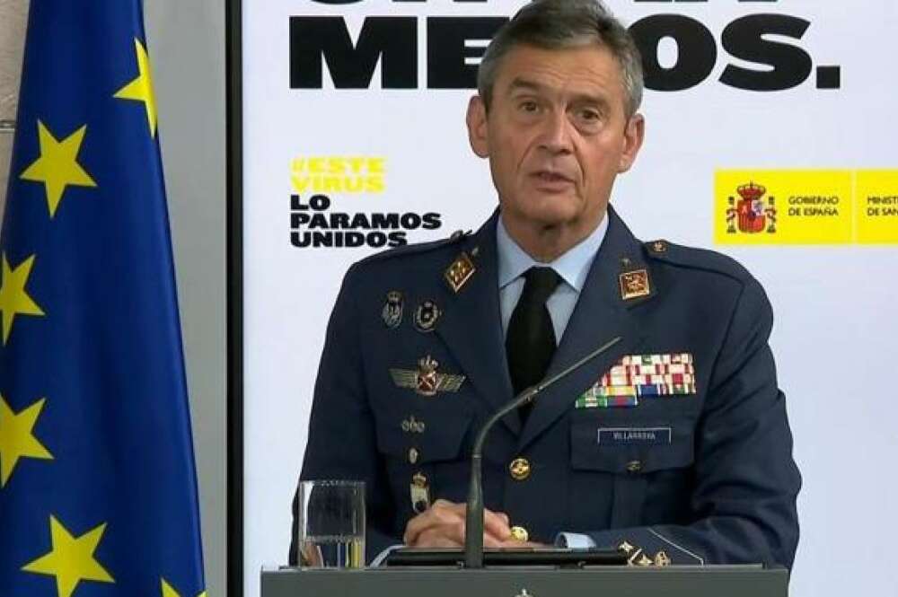 Jefe de Estado Mayor de la Defensa, Miguel Ángel Villarroya. / EFE