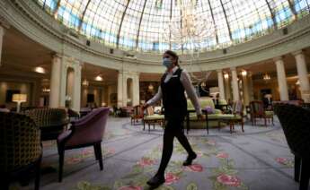 Imagen tras la reapertura del Hotel Westin Palace en Madrid. EFE