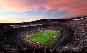 El estadio Camp Nou del Barça. EFE/ Alejandro García/Archivo