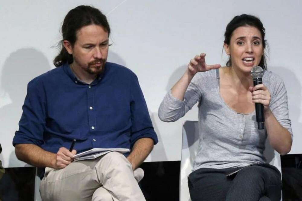 Irene Montero y Pablo Iglesias./ EFE