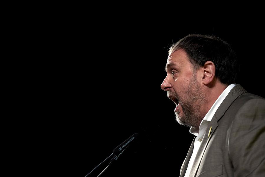 El líder de ERC y líder del procés condenado por sedición, Oriol Junqueras / EFE