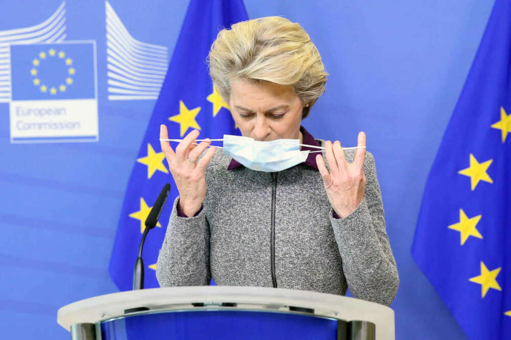 La presidenta de la Comisión Europea, Ursula von der Leyen. EFE