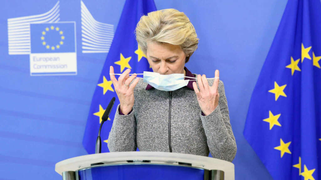 La presidenta de la Comisión Europea, Ursula von der Leyen. EFE