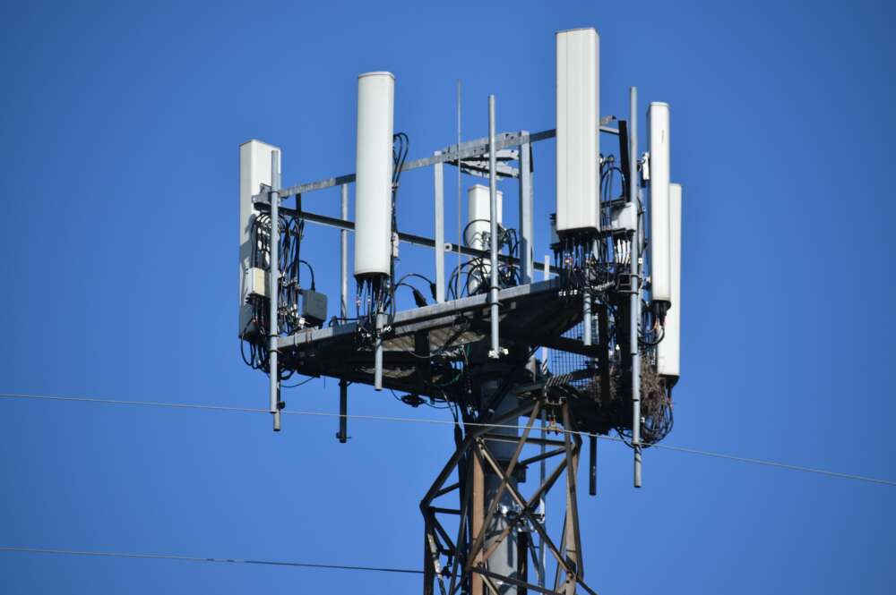 Una torre de telecomunicaciones