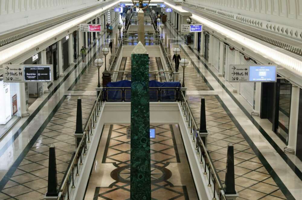 Vista del centro comercial de Gran Vía 2 en L'Hospitalet de Llobregat (Barcelona), el 26 de enero de 2021 | EFE/AD/Archivo